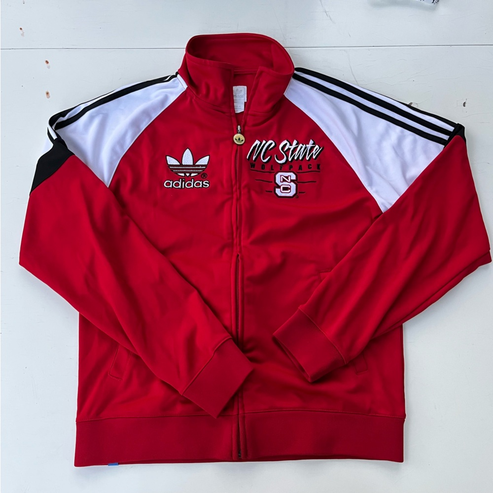 Vintage adidas NC State Wolfpack track jacket, size Small